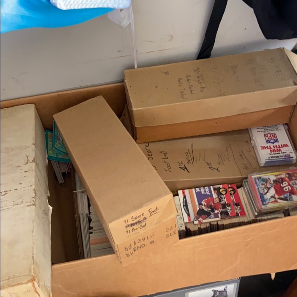 Baseball, Hockey, Football Cards